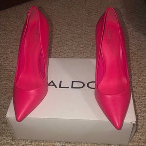 Aldo hot pink heels